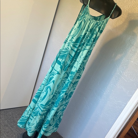 true destinations Dresses & Skirts - Tropical Teal Maxi Dress